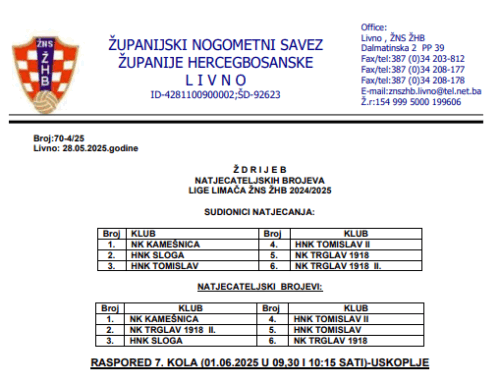LIGA LIMAČA 2024/2025 – Uskoplje
